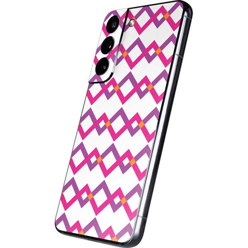 Chevron White Out Galaxy S22 Skin